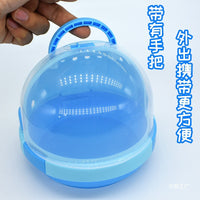 Portable Bird Carrier Backpack with Space Capsule Design for Small Parrots and Young Birds