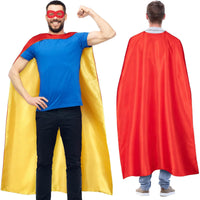 Reversible Halloween Hero Cape for Cosplay Costumes