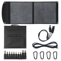Monocrystalline Silicon Solar Panel Charger for Outdoor Emergency Phone Charging 20W/40W/60W