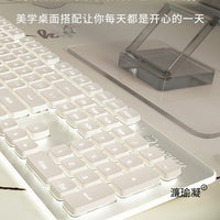 Lofree Wired Silent Keyboard and Mouse Combo for Laptop and Desktop