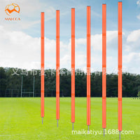 Portable Soccer/Basketball Training Agility Poles with Ground Spikes