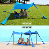 Beach Lycra Sunshade Tent for Outdoor Camping, Fishing, and Rain Protection
