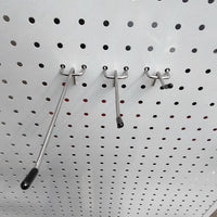 Pegboard Hooks with Rubber Caps for Retail Display and Storage