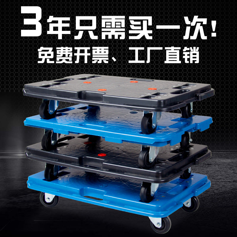Heavy-Duty Mover Dolly Cart with Swivel Wheels for Cargo and Furniture