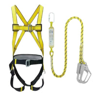 Full Body Safety Harness for High-Altitude Work and Climbing, Five-Point Protection