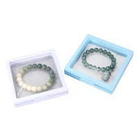 PE Film Jewelry Display Box Transparent Elastic Suspension Packaging for Bracelets and Necklaces