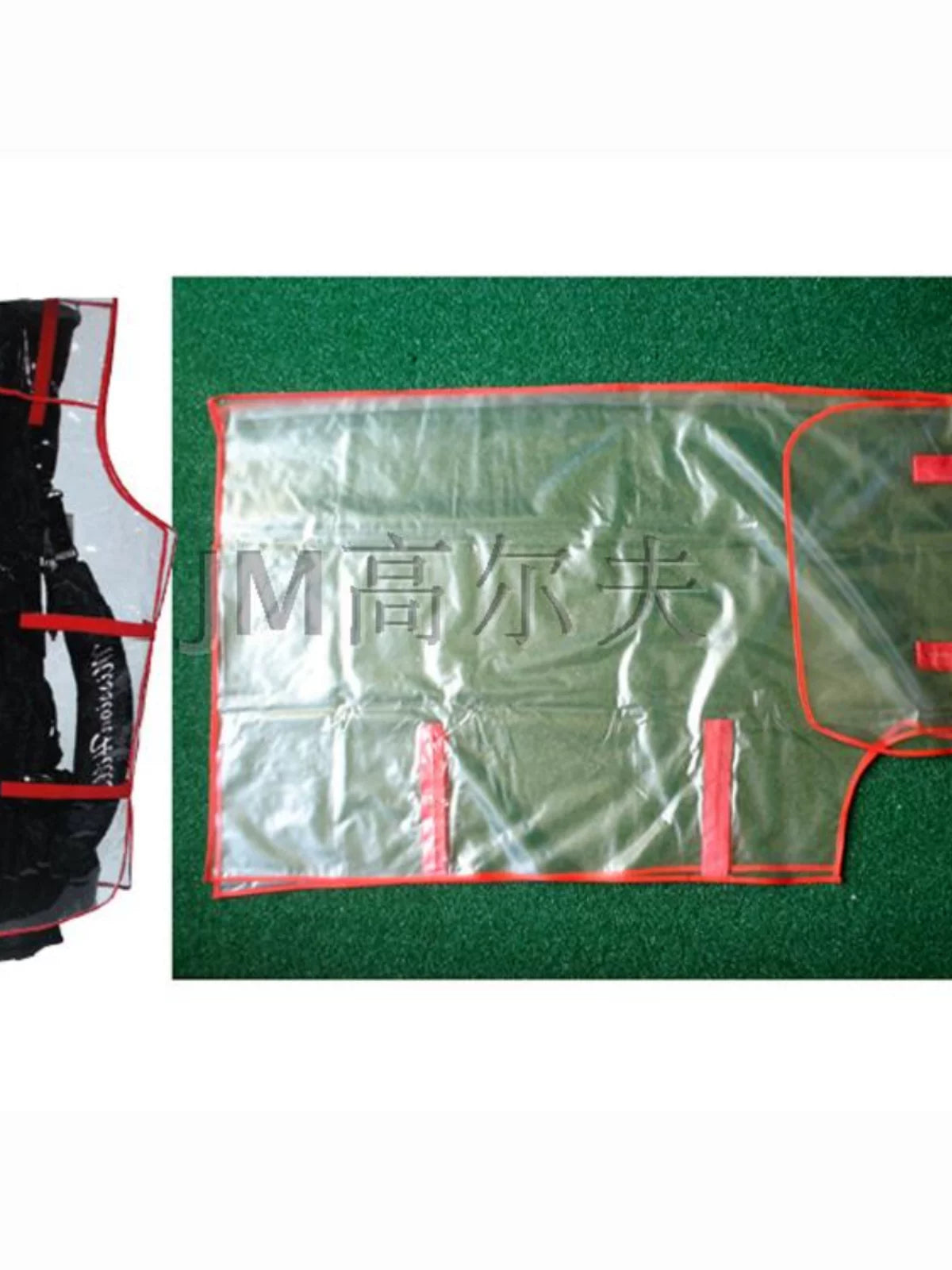 Transparent Frosted Golf Bag Rain Cover for Push Carts
