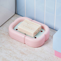 Portable Soap Dish for Bathroom and Dormitory, Cute and Creative Open-Top Soap Box