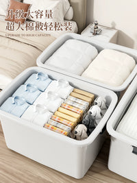 Extra Large Capacity Storage Bins for Quilts Clothes Toys Snacks Moving Organizer