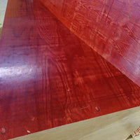 Guangxi Red Formwork Plywood for Construction Engineering Multi-layer Woodworking Film-faced Board Site Support Wood Panel