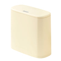 Slim Bathroom Kitchen Trash Can with Lid, Narrow Corner Waste Bin for Living Room