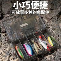 Portable Fishing Tackle Box with 5 Compartments for Lures, Hooks, and Accessories