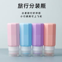 Leakproof Silicone Travel Bottles for Shampoo, Conditioner, Lotion, and Toiletries
