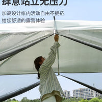 Outdoor Pop-Up Gazebo Tent with Mosquito Netting for Camping, Picnics, and Events