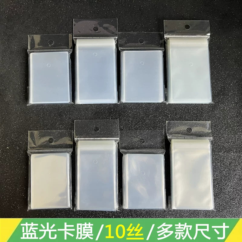 Card Sleeves 60-65mm x 87-90mm, Clear Trading Card Protectors, Soft Card Sleeves for Sports & Collectible Cards