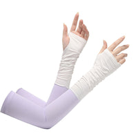 Guanghui Bubble Sleeve UV Protection Arm Sleeves for Women - Loose Fit Sun Protection for Driving & Cycling