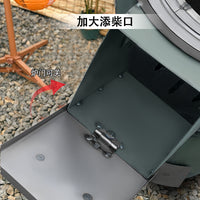 Portable Outdoor Wood Burning Stove for Camping and Cooking