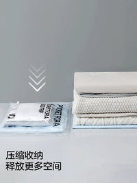 Travel Vacuum Compression Bags for Clothes, Luggage Organizer for Down Jackets, Portable for Business Trips and Travel