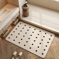 Diatomaceous Earth Bath Mat Non-Slip Absorbent Quick Dry for Bathroom Entryway