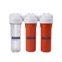 10-inch Triple Water Filter Housing for RO Systems and Home Water Purifiers