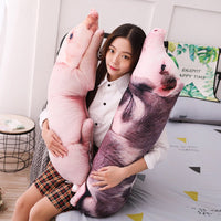 Realistic Pork Belly Plush Pillow Toy Creative Pig Stuffed Animal Gag Gift