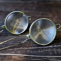 Japanese Style Double-Layer Conical/Round Strainer for Bar, Coffee, and Tea