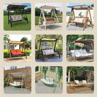 Outdoor Patio Garden Swing Chair Hammock Rocking Chair All-Cast Aluminum Balcony Swing