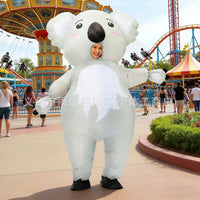 Inflatable Koala Mascot Costume for Performance and Cosplay
