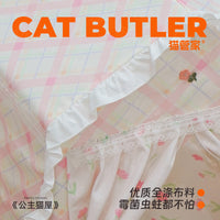 Cat Tent Bed Four Seasons Universal Semi-Enclosed Winter Warm Cat House Princess Nest Removable Washable