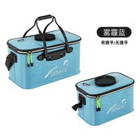 Thickened Foldable EVA Fishing Bucket Live Fish Container