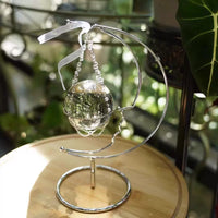 Crystal Ball Display Stand Metal Base for Desktop Decor