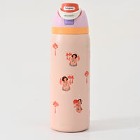304 Stainless Steel Insulated Water Bottle with Portable Bounce Lid and Handle for Outdoor Sports
