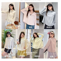 Women's UV Protection Bubble Cape Sun Protection Jacket with Long Sleeves