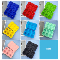 Silicone Ice Cube Tray with Lid for Whiskey and Cocktails, Easy Release Ice Maker