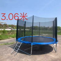 Kids Trampoline with Handrail for Sensory Training and Exercise, Foldable Mini Bouncer