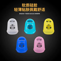 Guitar Fingertip Protectors for Kids & Adults - Ukulele, Thumb Piano, Left Hand Pain Relief Finger Sleeves