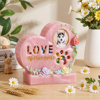 Heart-shaped Pet Urn Resin Mold for DIY Cat Dog Memorial Keepsake