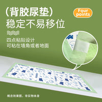 Pet Training Pads with Adhesive, Thickened Absorbent Charcoal Pee Pads for Puppies, Cats, and Small Animals