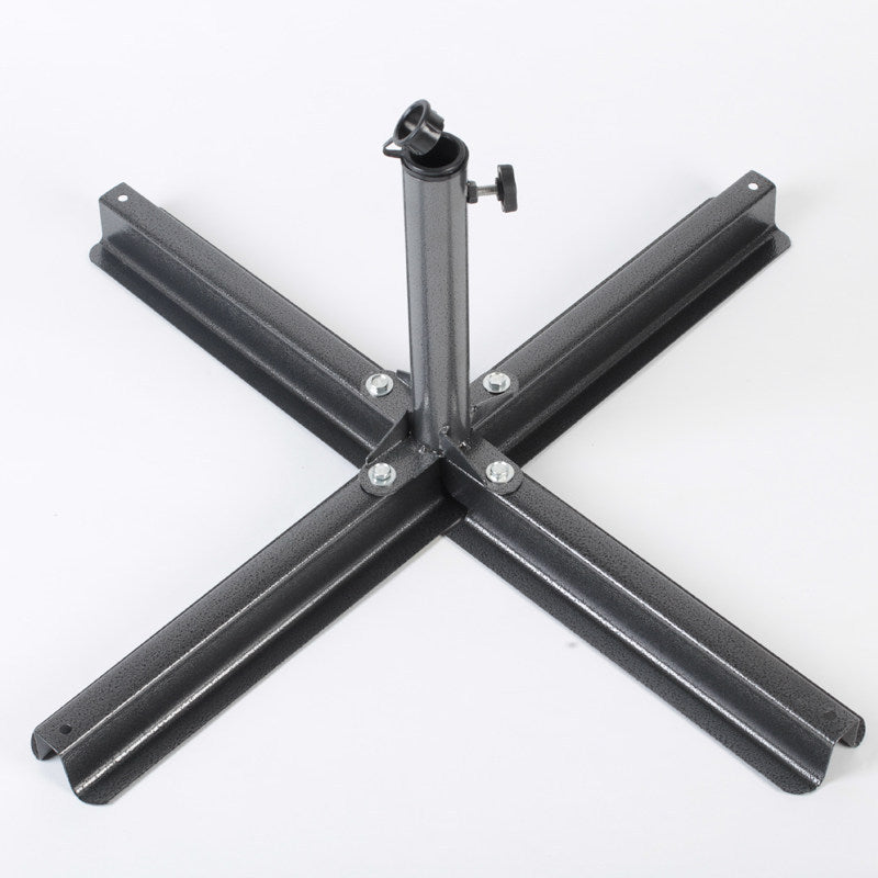 Cross Base Metal Stand for Outdoor Beach Umbrella