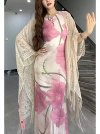 Vintage Lace Hollow Out Tassel Sun Protection Cardigan for Women