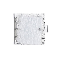 A8 Transparent Wavy Acrylic Loose-Leaf Mini Photo Card Holder Album for Kpop Photocards