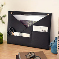 Japanese Style Wall-Mounted Storage Bag for Documents, Letters, Magazines & Small Items
