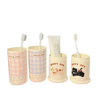 Portable Travel Toothbrush Holder and Rinse Cup for Home, Dorm, and Travel