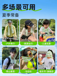 Cooling Ice Towel Wipes for Outdoor Sports and Refreshment, 6-Pack