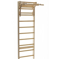 Indoor Wall-Mounted Pull-Up Bar & Swedish Ladder for Home Gym Rehabilitation Training