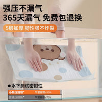 Upgraded No-Pump Vacuum Storage Bags for Comforters and Clothes, Thickened Large Capacity