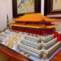 Forbidden City Taihe Palace Tenon & Mortise Building Blocks Model Kit for Adults