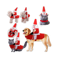 Pet Rider Costume for Dogs and Cats - Funny Halloween & Christmas Outfit