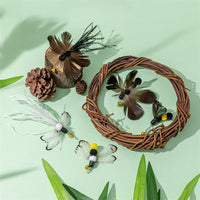 Retractable Cat Wand with Insect Teaser Refills for Interactive Pet Play