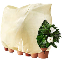 80g Thickened Plant Frost Protection Cover, Waterproof Biodegradable Garden Winter Shrub Cover